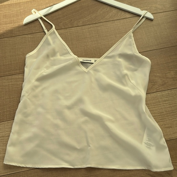 Sandro white cami - Picture 1 of 2